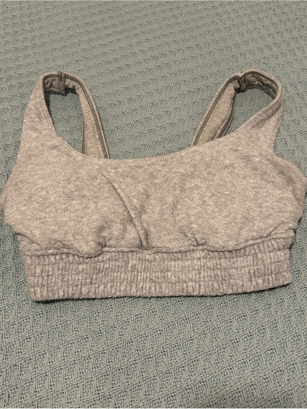Gilly Hicks Light Gray Soft Stretch Sports Bra